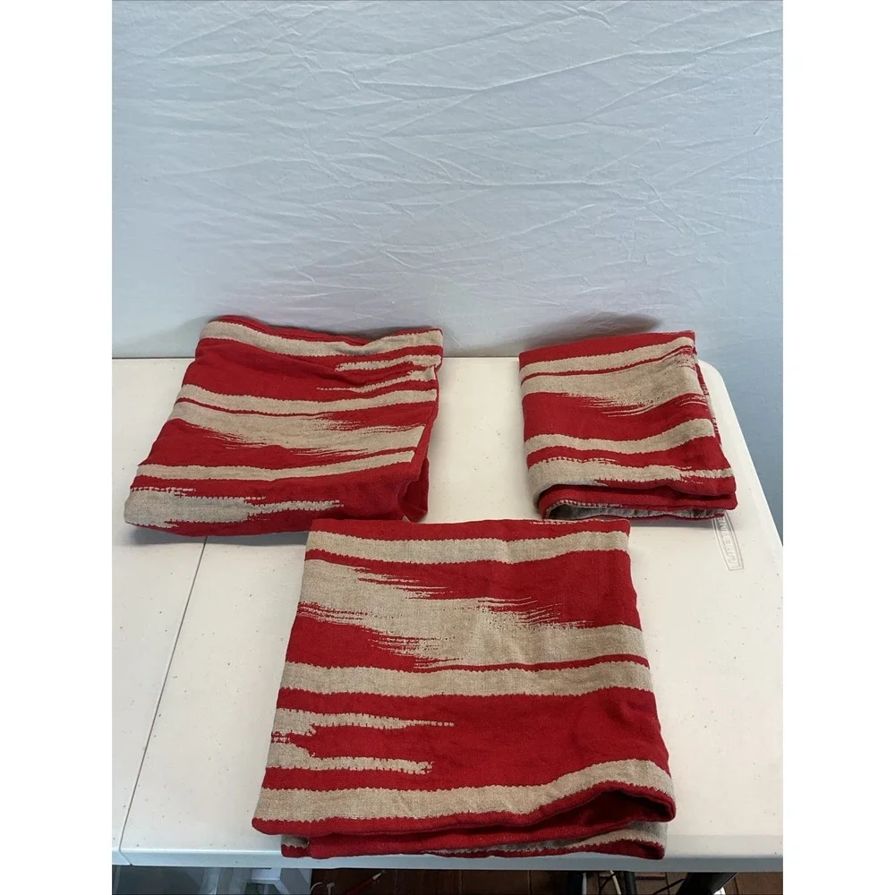 Lot of‎ 3 C and C Milano Linen euro pillow cover 24